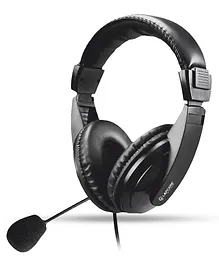 Lapcare LWS 040 Wired Talk Headset With Mic - Black 