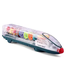 Karma Transparent Train With Music And Lights - Multicolor