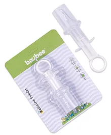 BAYBEE Silicone Baby Medicine Dispenser With Protective Case White - 10 ml