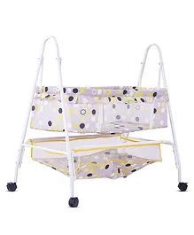 Baybee Swing Cradle with Mosquito Net - Yellow