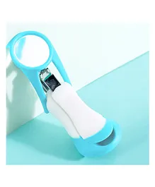 Baby Story Nail Cutter With Zoom Lens - Blue