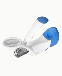 Baby Story Nail Cutter With Zoom Lens - Blue