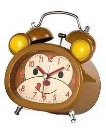Wishkey Battery Operated Twin Bell Monkey Alarm Clock - Multicolor