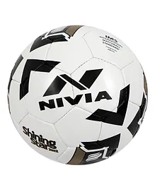 NIVIA Shining Star 2022 Football Size 5 - White Black