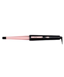 Vega I-Curl Hair Curler with 12.7 mm- 25 mm Barrel Quick Heat up Technology VHCH-05 - Pink Black