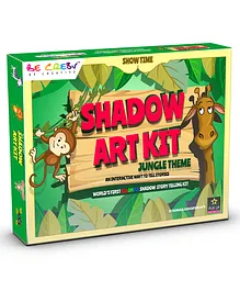 Be Cre8v Shadow Art Jungle Theme - Multicolour