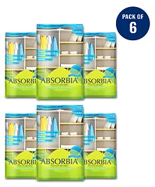 Absorbia Moisture Absorber Hanging Pouch - Pack of 6