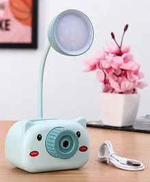 LED Lamp with Sharpener - Green