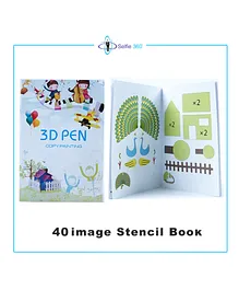 Selfie 360 3D Print World Stencil Book Of 40 Image