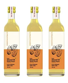 Essentia Extracts Cold-Pressed Almond Oil (100ml)  Pack of 3 - 300 ml