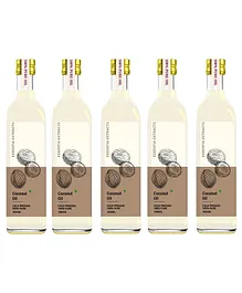 Essentia Extracts Cold-Pressed Coconut Oil (500ml) Pack of 5 - 2500 ml
