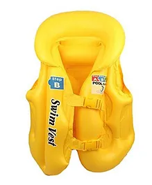 EZ Life Inflatable Body Vest Float For Swimming Medium - Yellow