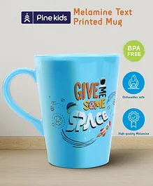 Pine Kids Melamine Text Printed Mug Blue - 400 ml