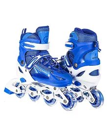 EYESIGN Inline Skates Combo with Front Light up Wheels - Blue