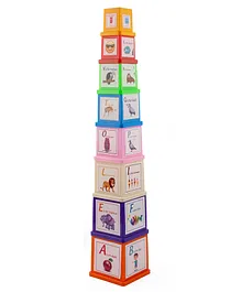 Kipa Stacking Cubes Multicolour - 8 Pieces
