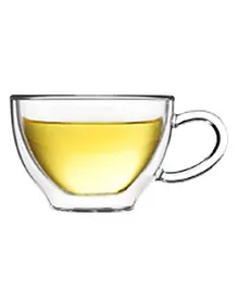 EZ Life Double Wall Tea Cups - Transparent