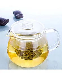 EZ Life Glass Tea Pot With Infuser - Transparent