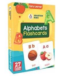 Spartan Kids Alphabets 27 Flash Cards - Multicolour