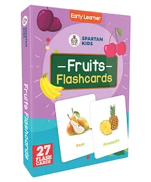Spartan Kids Fruits 27 Flash Cards - Multicolour