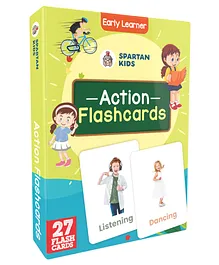 Spartan Kids Action 27 Flash Cards - Multicolour