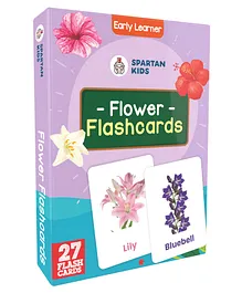 Spartan Kids Flower 27 Flash Cards - Multicolour