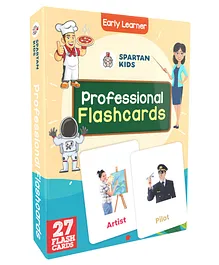 Spartan Kids Professional 27 Flash Cards - Multicolour