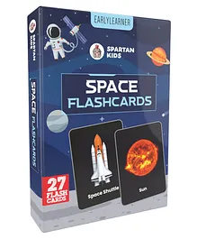 Spartan Kids Space 27 Flash Cards - Multicolour