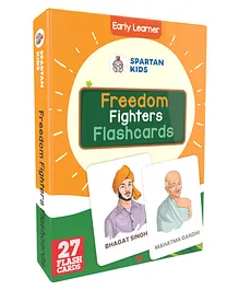 Spartan Kids Freedom Fighters 27 Flash Cards - Multicolour
