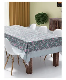 Bianca Transparent Classic Clear Table Cover Floral Print - Multicolor