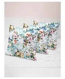 Bianca Digitally Floral Printed Cushion Cover Pack Of 3 - Multicolor