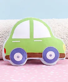 Babyhug Car Shape Pillow- Green