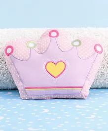 Babyhug Princess Crown Shape Pillow - Pink 