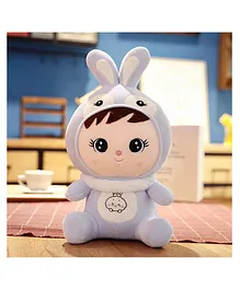 Zyamalox Polyfill Cuddly Soft Rabbit Plush Toy Blue - Height 35 cm