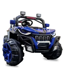 Ayaan Toys Battery Operated Ride On Jeep - Blue