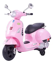 Ayaan Toys Vespa Ride On Scooter with Foot Accelerator - Pink