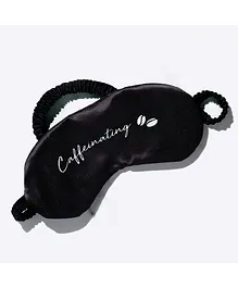 mCaffeine Mulberry Silk Eye Mask - Black