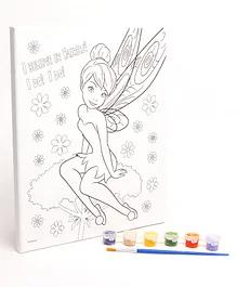 Gluman Canvas DIY Painting with Colour and Brush Tinker Bell
