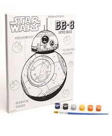 Gluman Canvas DIY Painting with Colour and Brush Star Wars