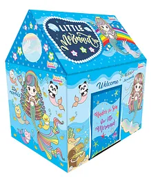 Krocie Toys Play House Tent With LED Lights & Little Mermaid Print - Blue