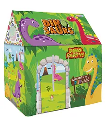 Krocie Toys Tent House With LED Lights & Dinosaur Print - Multicolor