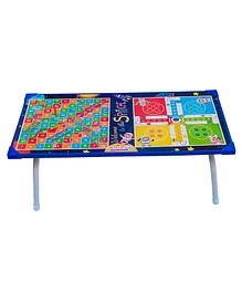 Krocie Toys Multipurpose Foldable Table Ludo Print - Multicolor