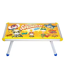 Krocie Toys Multipurpose Foldable Table Cartoon Print - Yellow