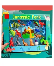 SVE Dinosaur Palace Erasers Pack of 17 - Multicolour