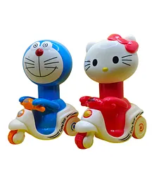 SVE Unbreakable Push & Go Vehicle Toy Pack of 2 - Multicolour