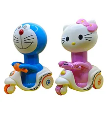 SVE Unbreakable Push & Go Vehicle Toy Pack of 2 - Multicolour