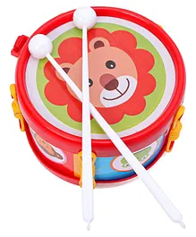 Petals Junior Musical Drum with Sticks Animal Print - (Colour and print may vary)