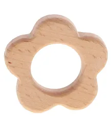 Enorme Organic Non Toxic Wooden Teethers Star - Brown 