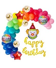Party Anthem Carnival Clown Theme DIY Latex Balloon Garland Arch Kit - Pack Of 208