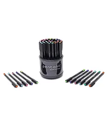Linc Pentonic Ball Pen Tumbler Pack of 50- Multicolor