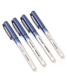 Uni-Ball QWiK Refill Roller Pens Pack of 4 - Blue Ink
